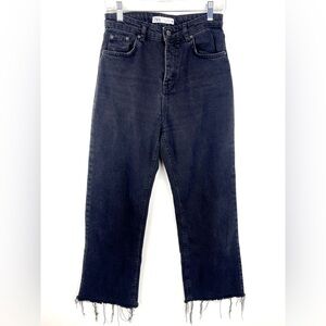 Zara Wide-Leg Jeans Black